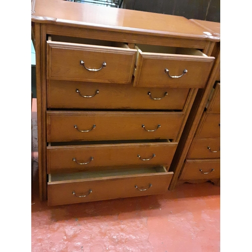 622 - Two Over Four Drawer Silentnight Chest of Drawers - approx 109cm tall, 88cm wide & 42cm deep.