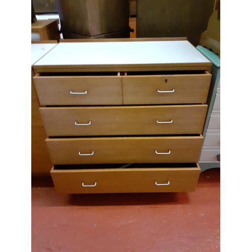 634 - Two Over Three Chest of Drawers.