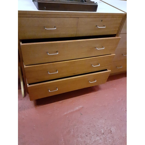 635 - Two Over Three Chest of Drawers.