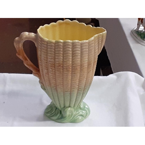 288 - Sylvac Corn Jug - approx 24cm tall.