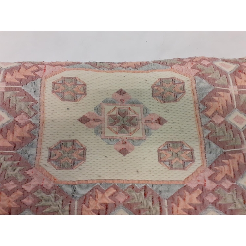 39 - Pastel Pattern Bed Throw.