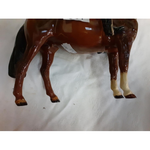 311 - Beswick Huntsman on Horse Figure - repairs to head legs & tail.