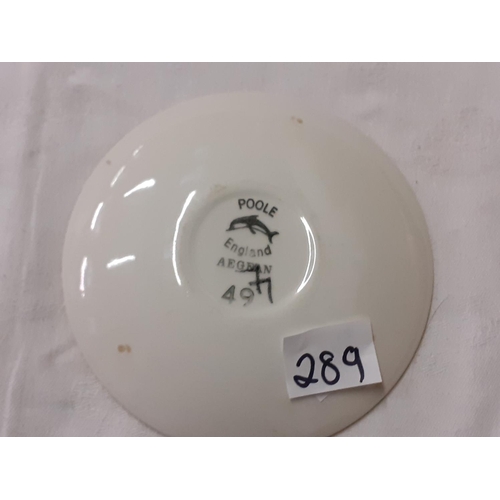 289 - Small Poole Pottery 