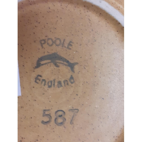 321 - Two Poole Brown Ground Shape 587 Bowls.