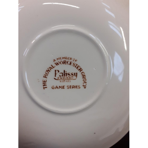 325 - 48 Piece Palissy Game Series Dinner Service.