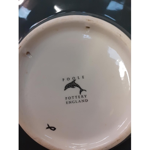 387 - 27cm in Diameter Poole Pottery Volcano Dish.