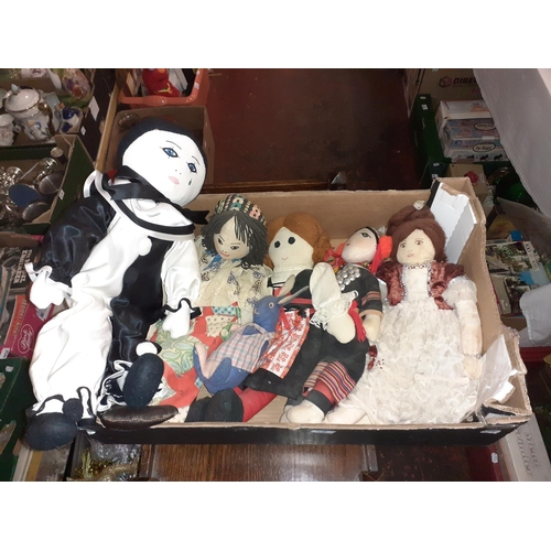 42 - Box of Dolls & Other Toys.