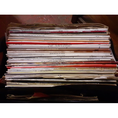 66 - Box of Vinyl LP Records.