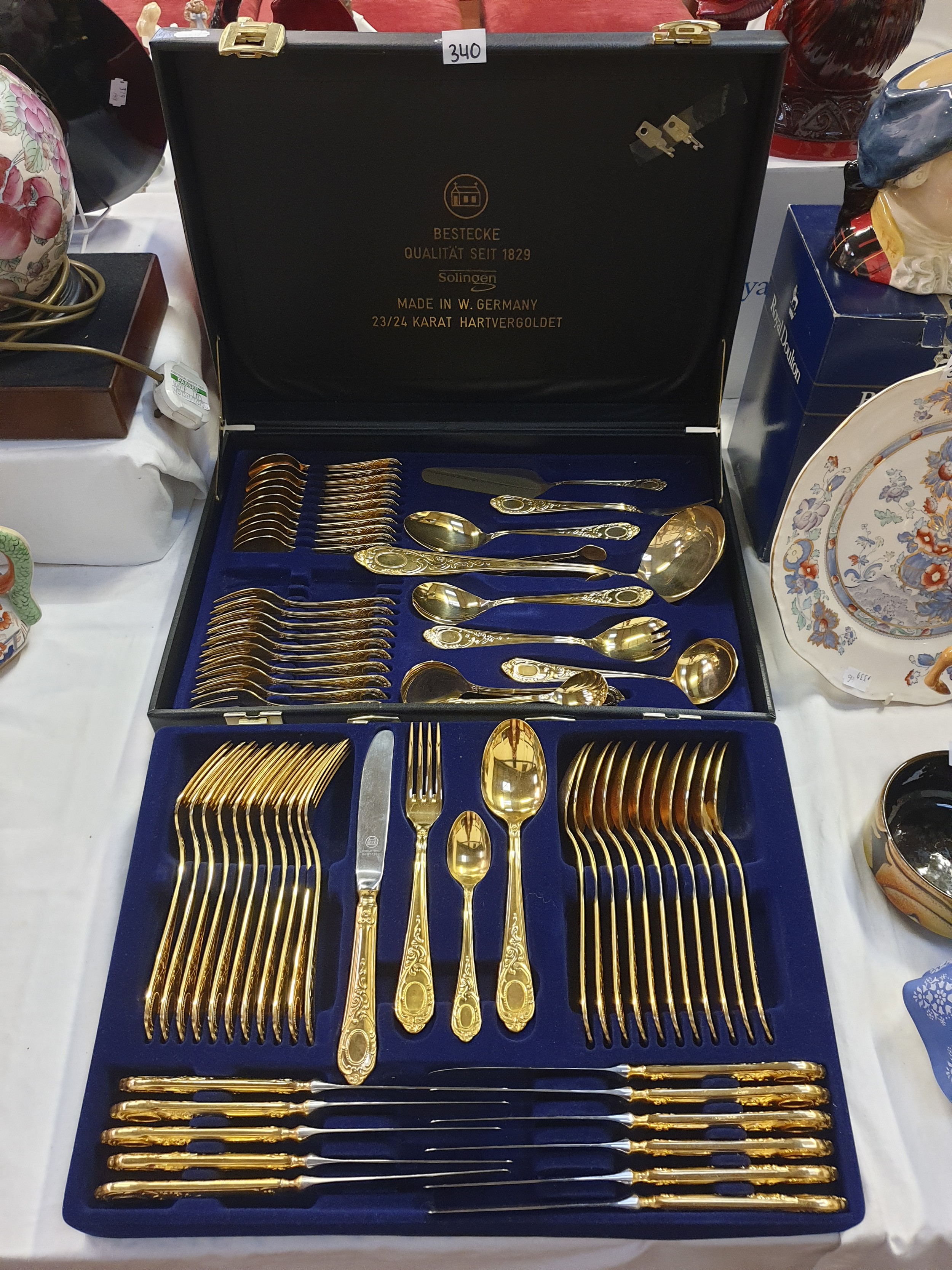 Solingen Hartvergoldet 23/24k popular silverware