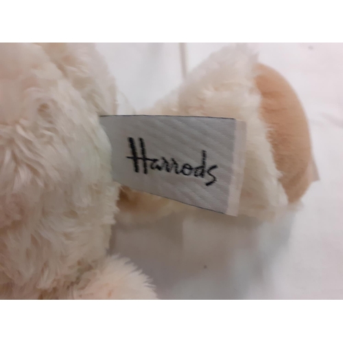 225 - Plush Cream Coloured Harrods Teddy Bear.