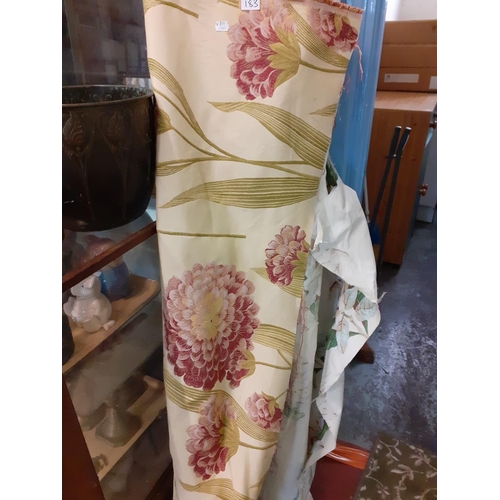 183 - Two Rolls of Curtain / Upholstery Material.