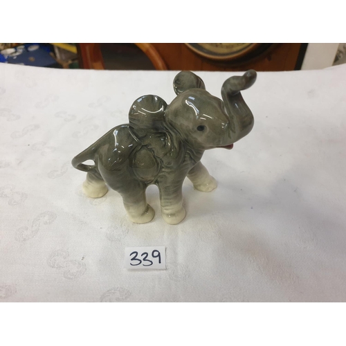 339 - West German Happy Elephant Figure - approx 5