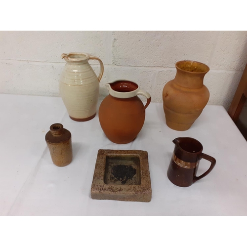 37 - Selection of Pottery Vases & Jugs etc.