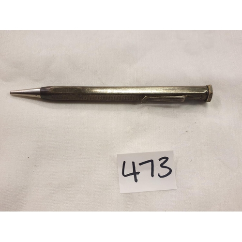 473 - Sterling Silver Propeller Pencil.