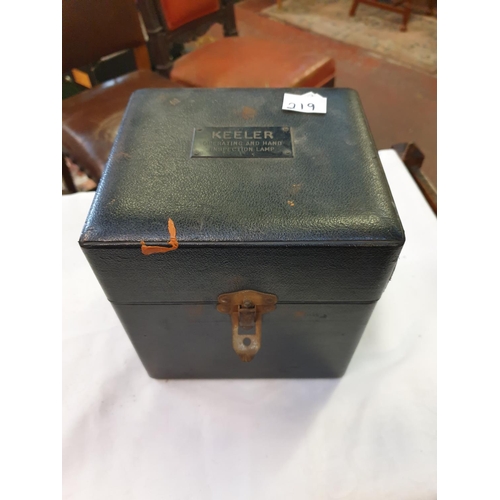 219 - Keeler Operating & Hand Inspection Lamp in Box.