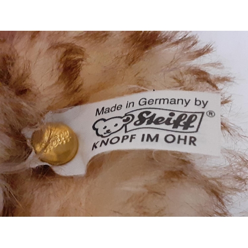 284 - Boxed Steiff Limited Edition 5000 Articulated 1926 Teddy Bear Replica with Ear Tag Height c.40cm (c.... 