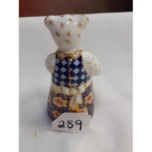 289 - Royal Crown Derby Lady Cook/Baker Figure.