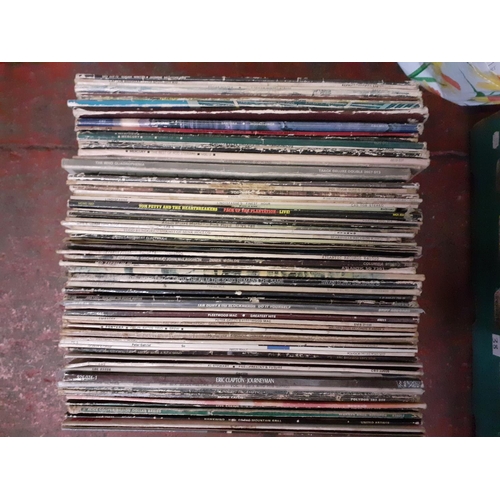 32 - Box of Vinyl LP Records to Include Fleetwood Mac, Eric Clapton, Al Stewart etc.