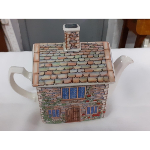 346 - Sadler 17th Century Cottage Teapot.