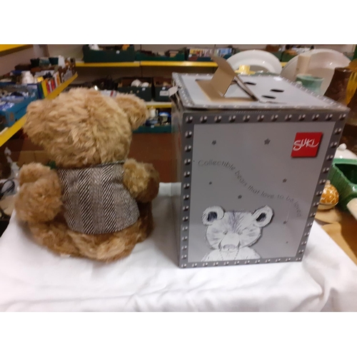 387 - Boxed Suki Silver Tag Bears Limited Edition 1374/1500 Articulated Toby Bear with Certificate of Auth... 