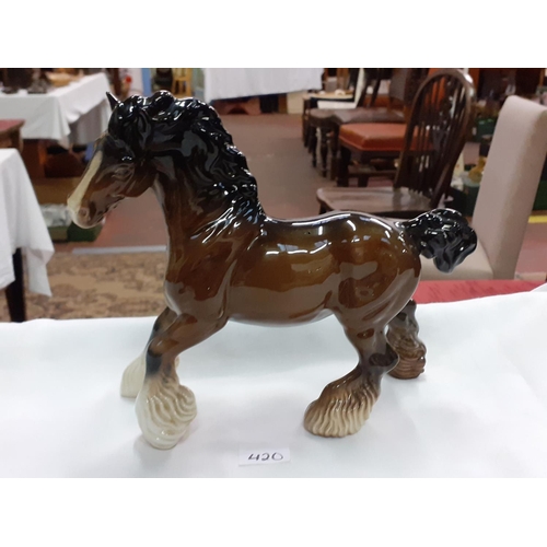 420 - Beswick Shire Horse.