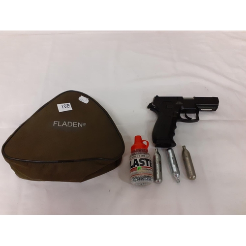 201 - IWI Jericho B C02 Steel BB .177 Air Pistol Umarex with Gas & Ball Bearings.
