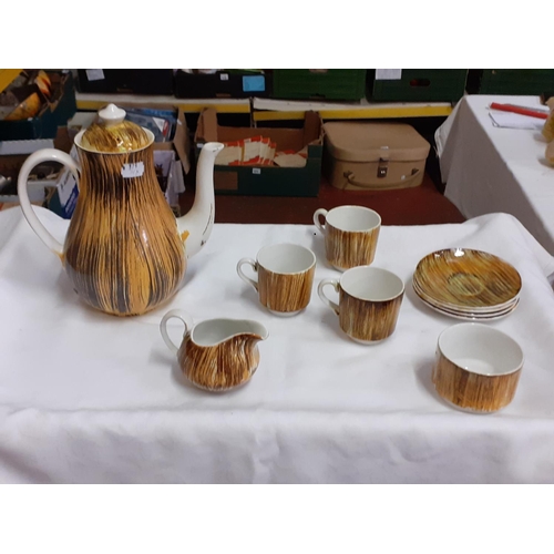 299 - 11 Piece Ridgway Ironstone Coffee Set.