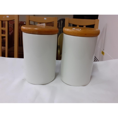 326 - Pair of Large Portmeirion Botanic Garden Storage Jars.