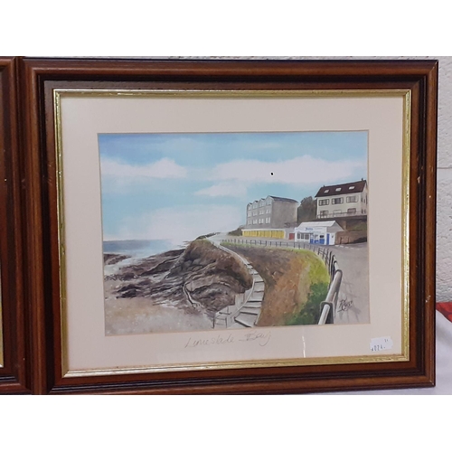 496 - Pair of Framed & Glazed Prints by Rhys - 