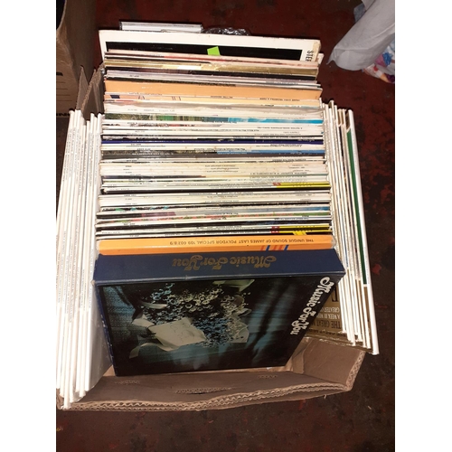 71 - Box of Vinyl LP Records, CD's & Classical Composer Books.