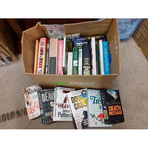 88 - Box of Assorted Novels & Other Books.