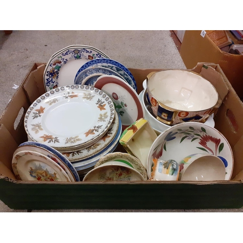 97 - Box of China to Include Staffordshire, Swinnertons, Royal Doulton etc.