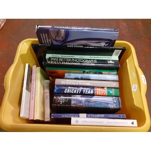 103 - Box of Assorted Books to Include Dylan Thomas etc.