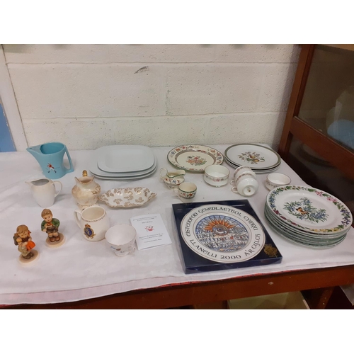 18 - Box of China to Include Paragon, Royal Worcester Rosemary, Copeland.