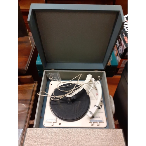 181 - Vintage Cased 'Garrard' Model 210 'Top Rank - Concerto' Record Player.