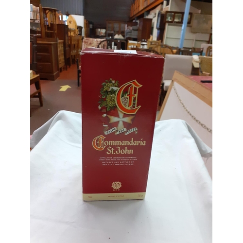 251 - Boxed & Unopened 'Commandaria St John' Sweet Wine from The Island of Cyprus.