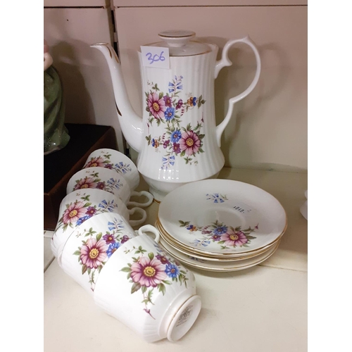 306 - 11 Piece Royal Sutherland Coffee Set.