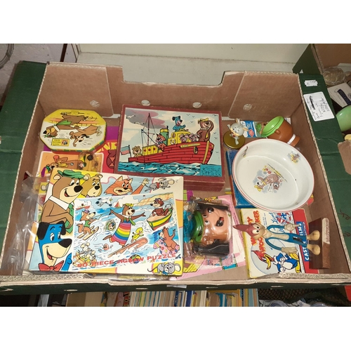 4 - Vintage Yogi Bear & Woody Woodpecker Toys & Figures.