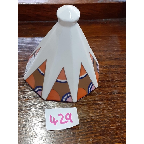 429 - Unusual Poole Pottery Ceramic Bell.