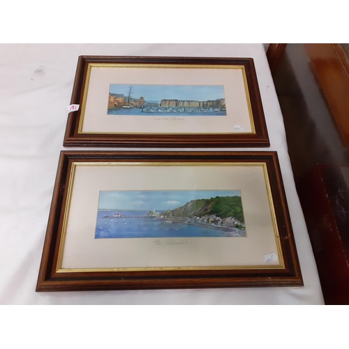 491 - Pair of Framed Prints by Rhys - 