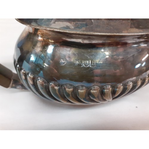 423 - Three Piece Silver Hallmarked Tea Service - has a combined weight of approx 460g.