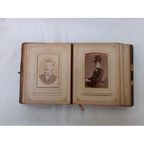 219 - Victorian Album with Local Period Photos.