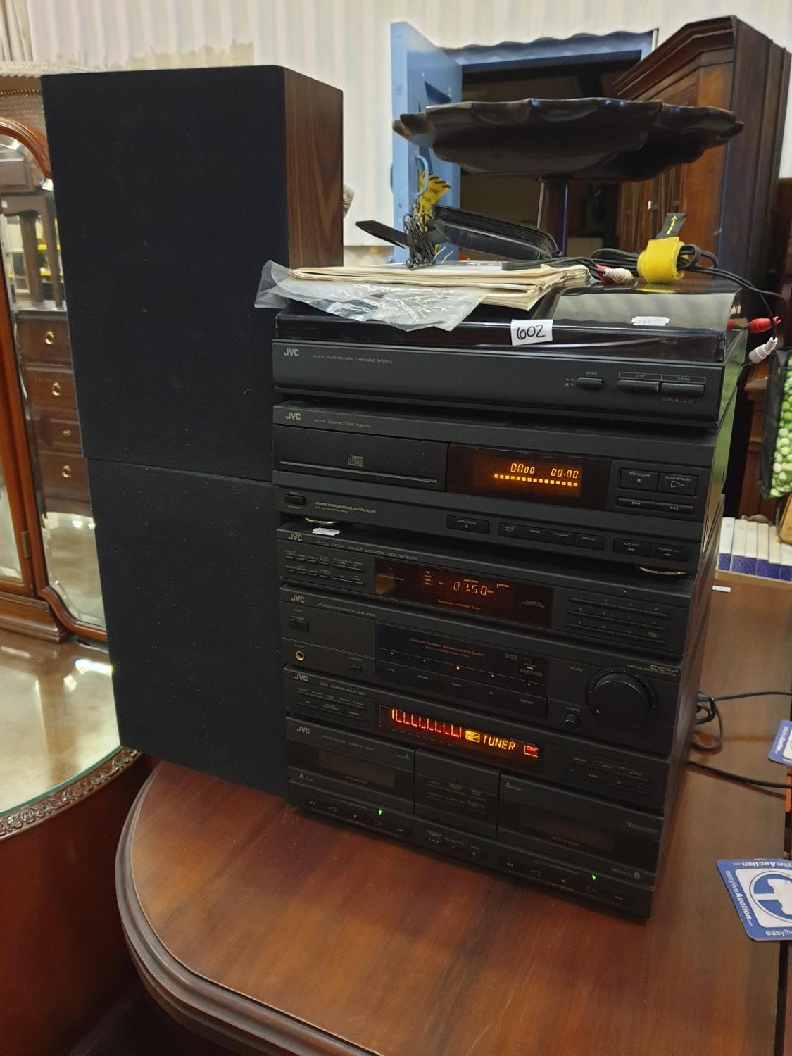 JVC Hifi Stacking System with Speakers.