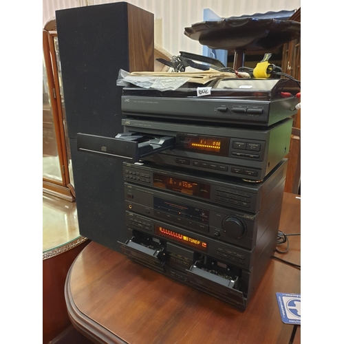 JVC Hifi Stacking System with Speakers.