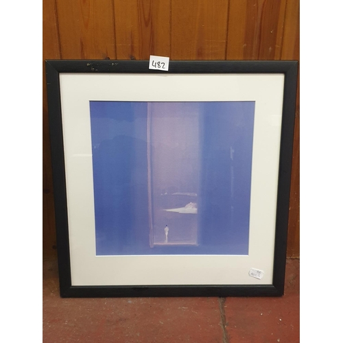 482 - Framed & Glazed 