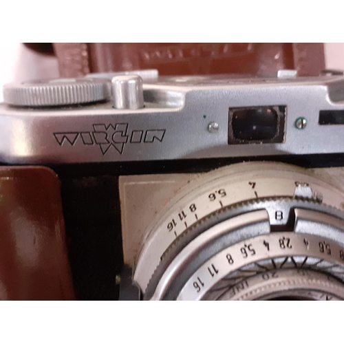 195 - Vintage Wirgin Edixa II Camera in Case.