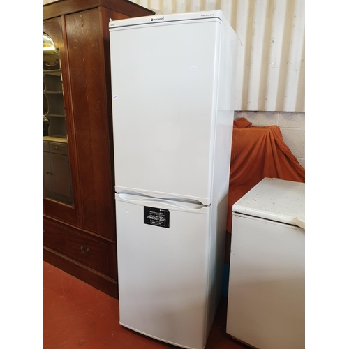 638 - Hotpoint Iced Diamond RFAA52 Upright Fridge Freezer.