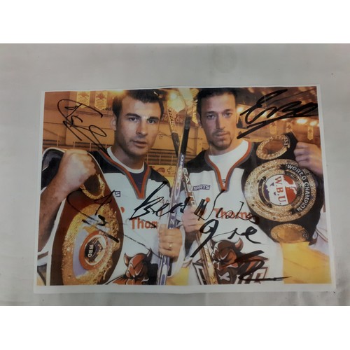 216 - Signed Picture of Joe Calzaghe.