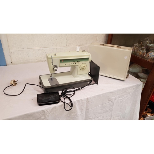 105 - 'Singer' Model 507 Sewing Machine With Pedal.