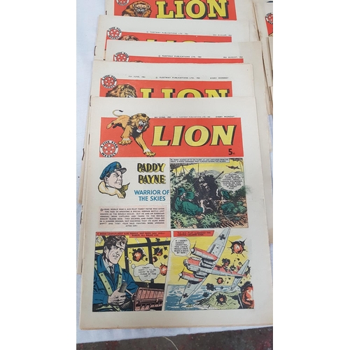 215 - Lion Comics 1961 (1 Edition), 1962 (2 Editions) & 1963 (Approx.21 Editions).